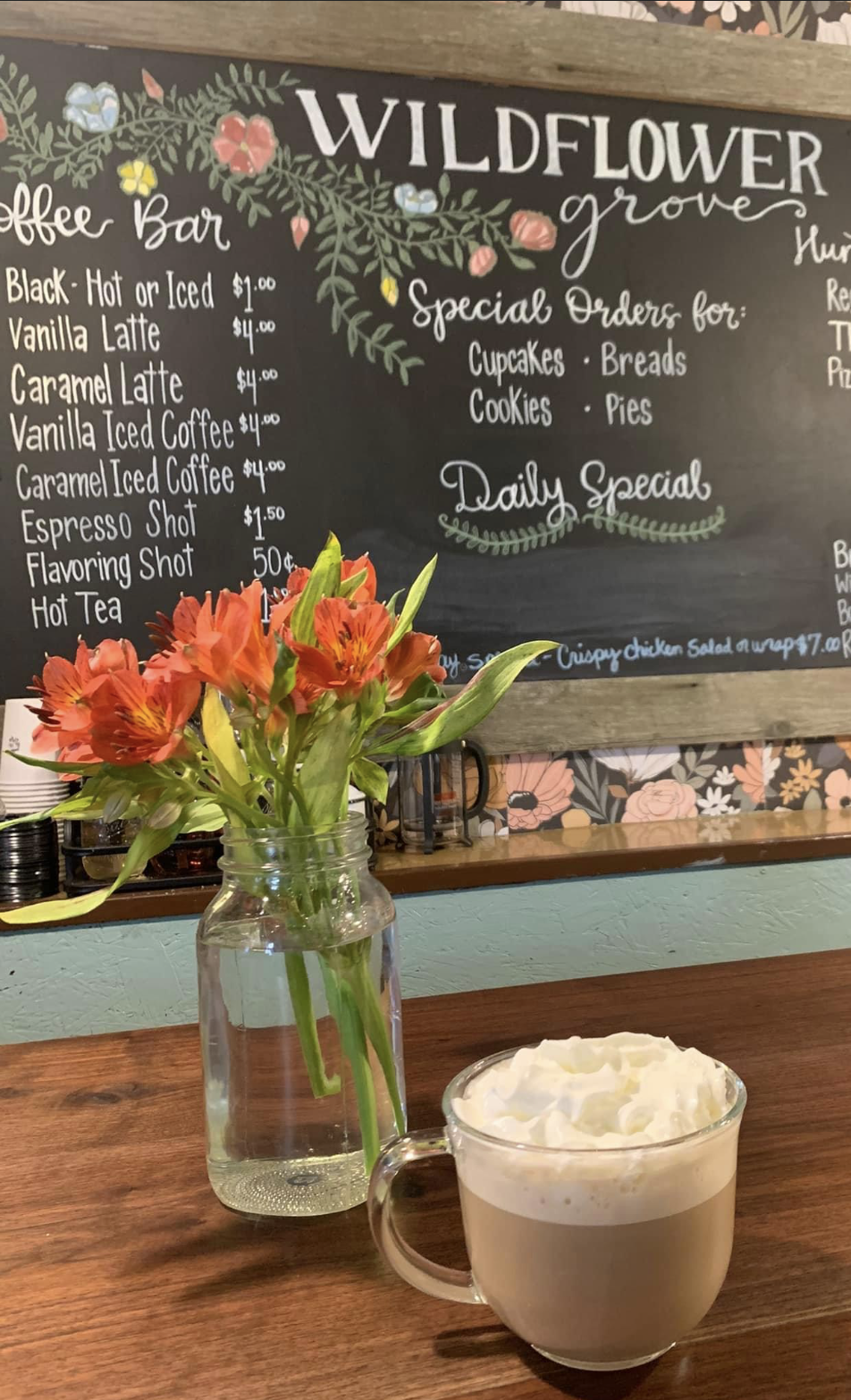 Vanilla Latte & Drink Menu Vanilla Latte & Drink Menu